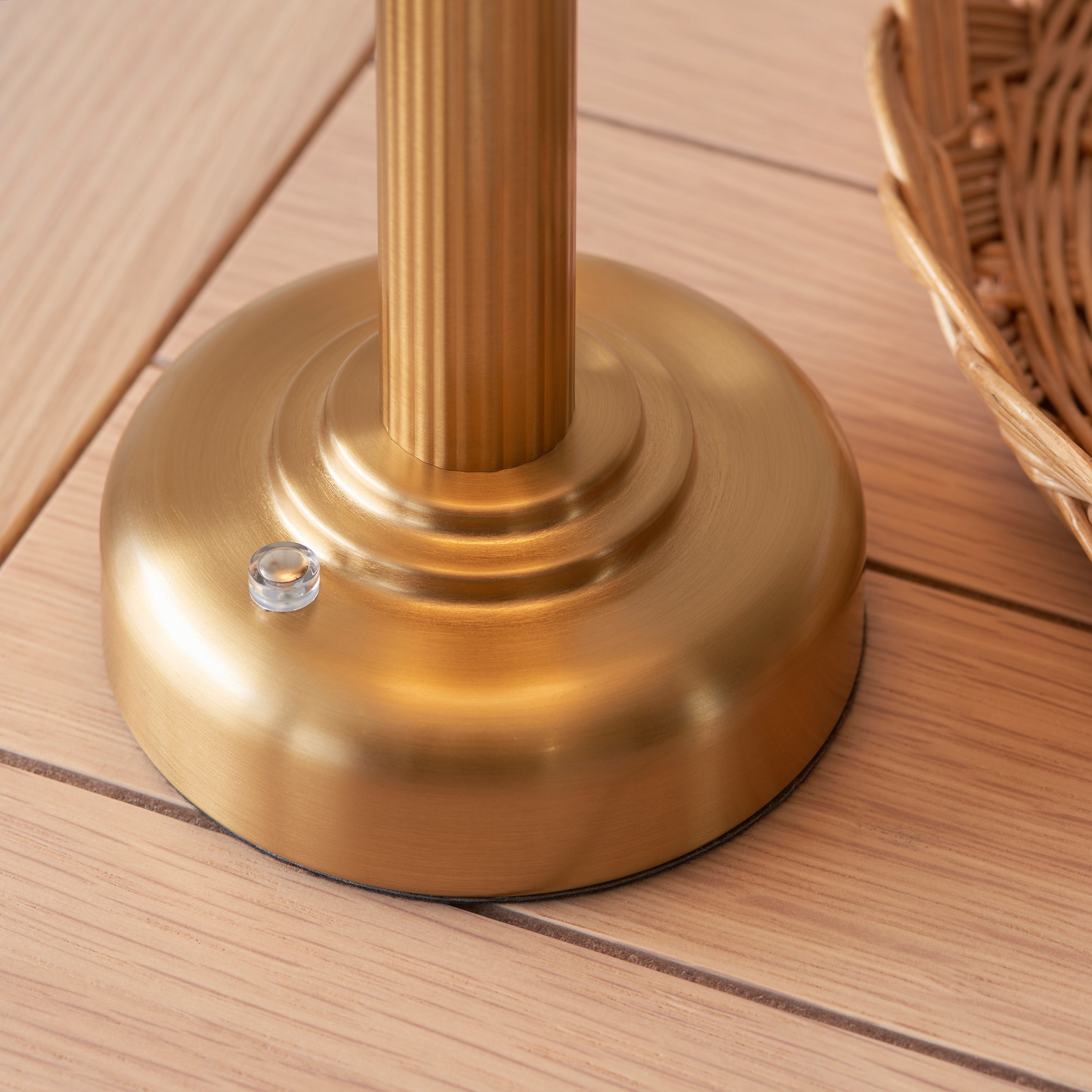 Issey Rechargeable Warm Brass Table Lamp